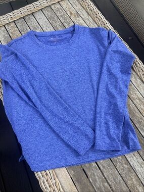 Athleta uptown Heathered purple Long-Sleeve Tee